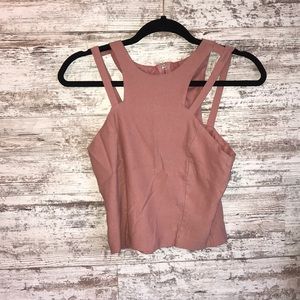 Light cropped tank